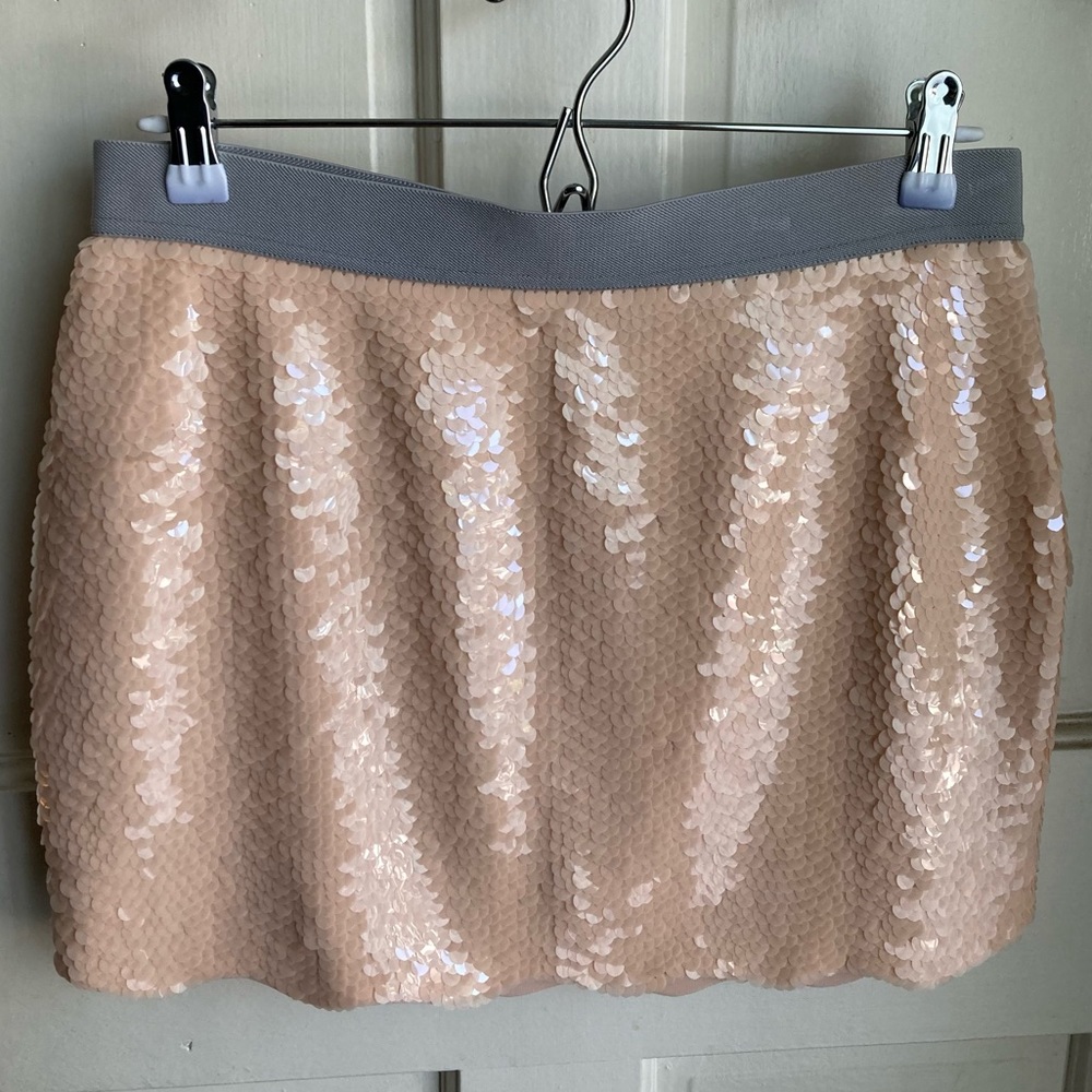 BCBGMaxAzria Sequin “Michaela” Skirt